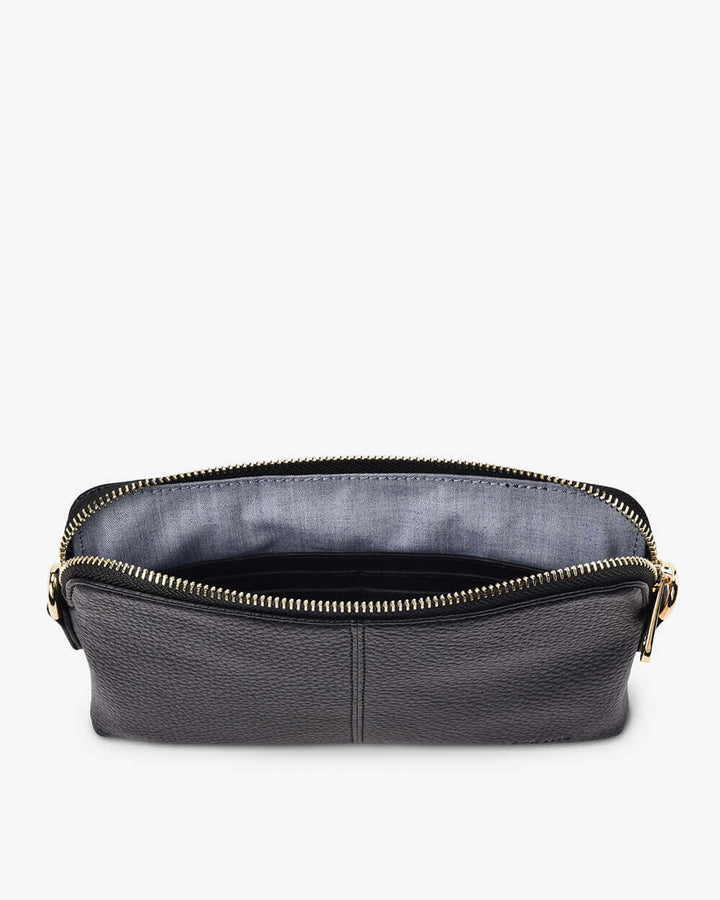 Elms + King - Bowery Crossbody Wallet Black