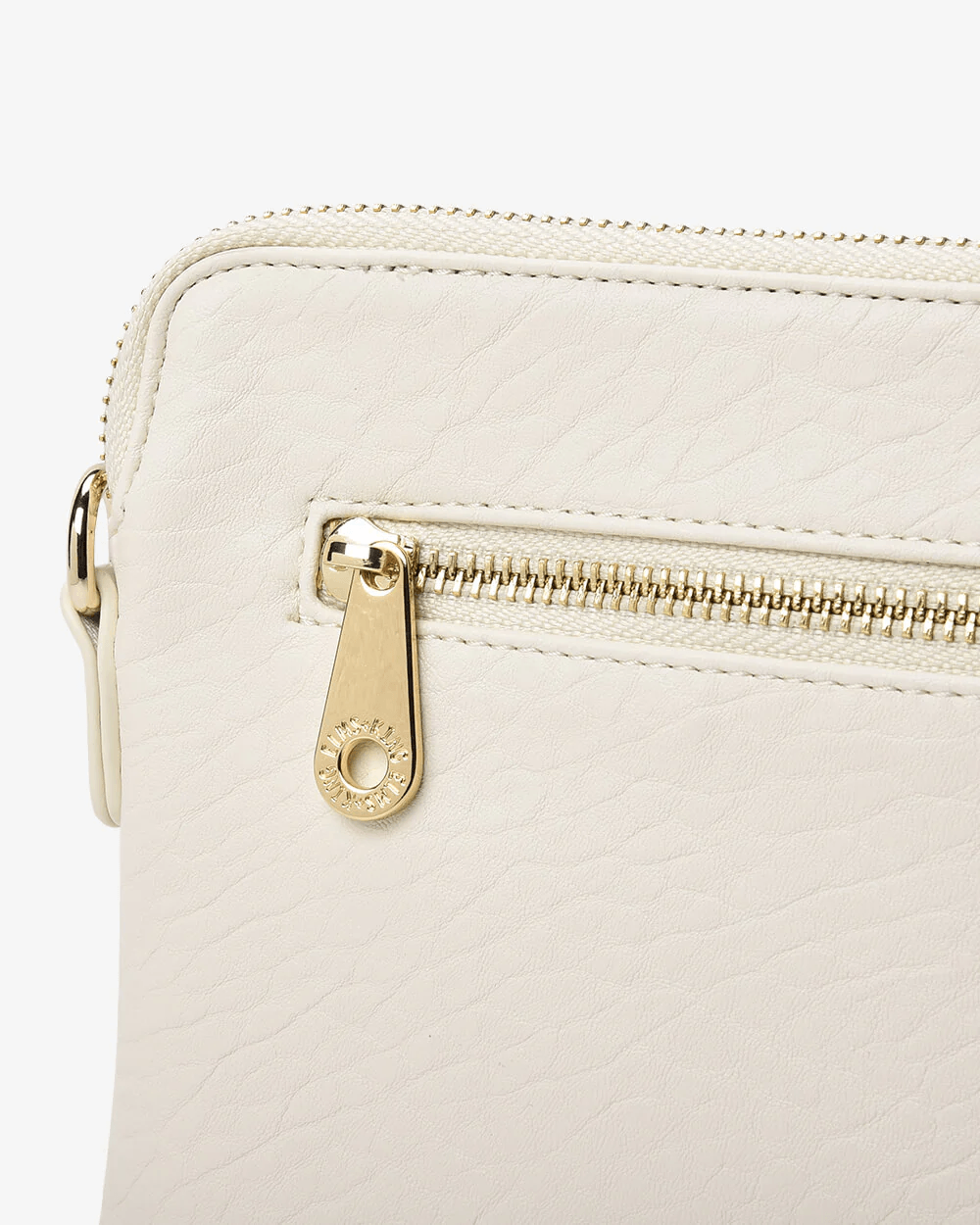 Elms + King - Bowery Crossbody Wallet Chalk