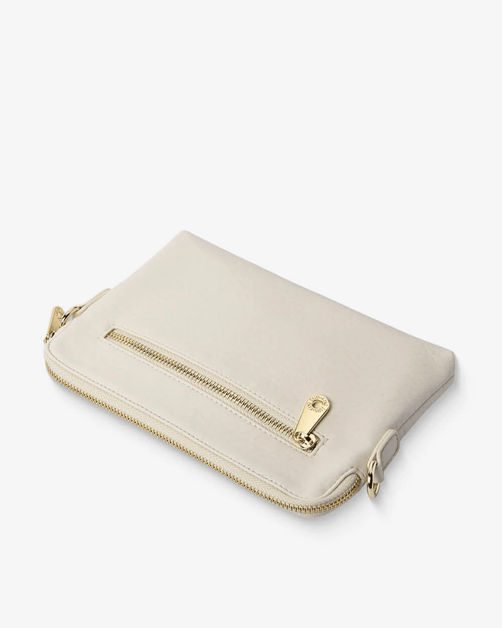 Elms + King - Bowery Crossbody Wallet Chalk