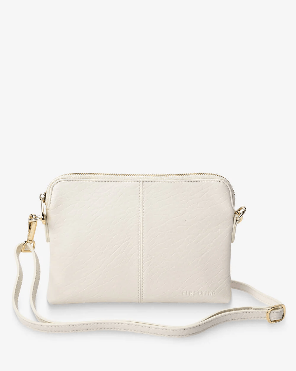 Elms + King - Bowery Crossbody Wallet Chalk