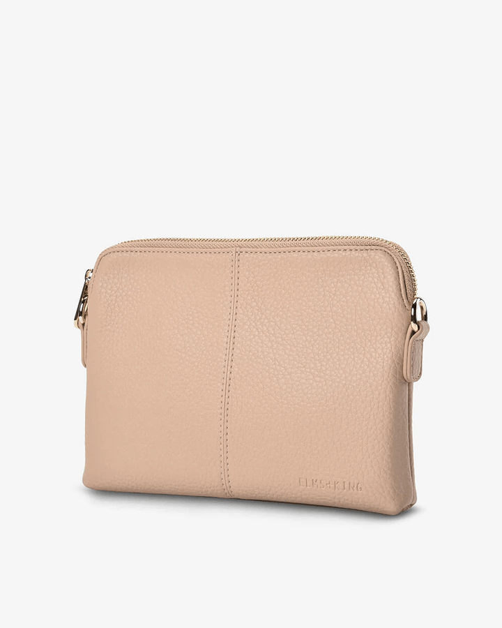 Elms + King - Bowery Crossbody Wallet Neutral Pebble