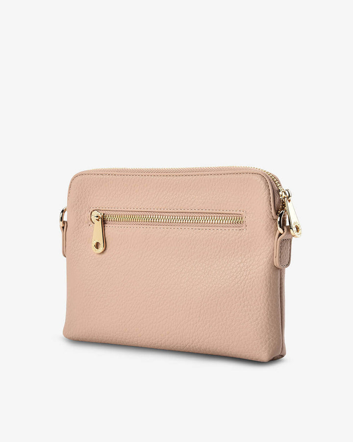 Elms + King - Bowery Crossbody Wallet Neutral Pebble