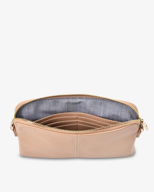 Elms + King - Bowery Crossbody Wallet Neutral Pebble