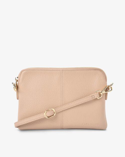 Elms + King - Bowery Crossbody Wallet Neutral Pebble