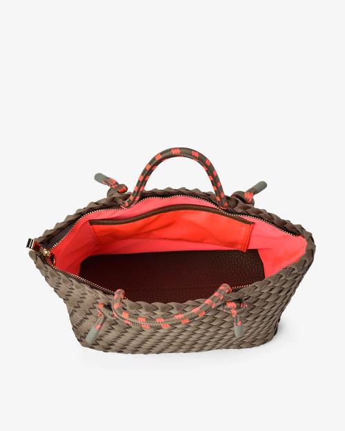 Elms + King - Michigan Tote Khaki Neo Plait