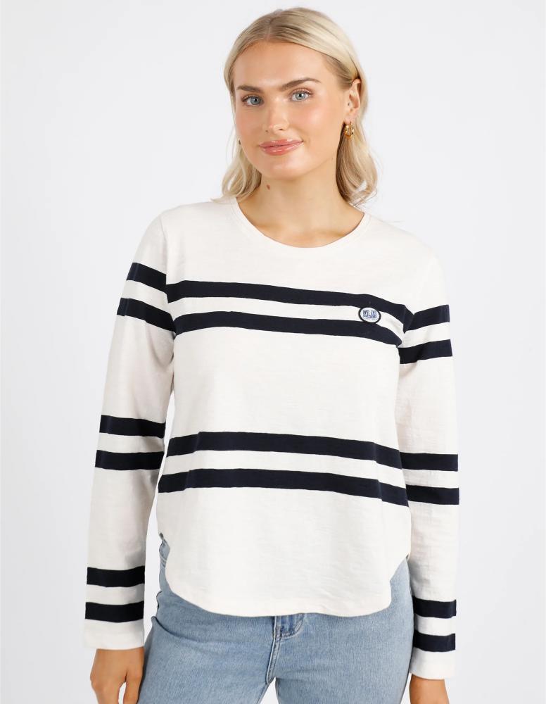 Elm - Allegra Long Sleeve Tee Vintage White