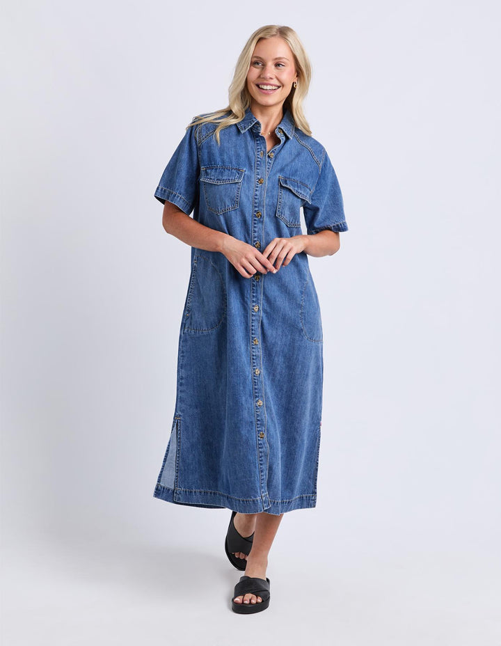 Elm - Ayla Midi Dress Blue