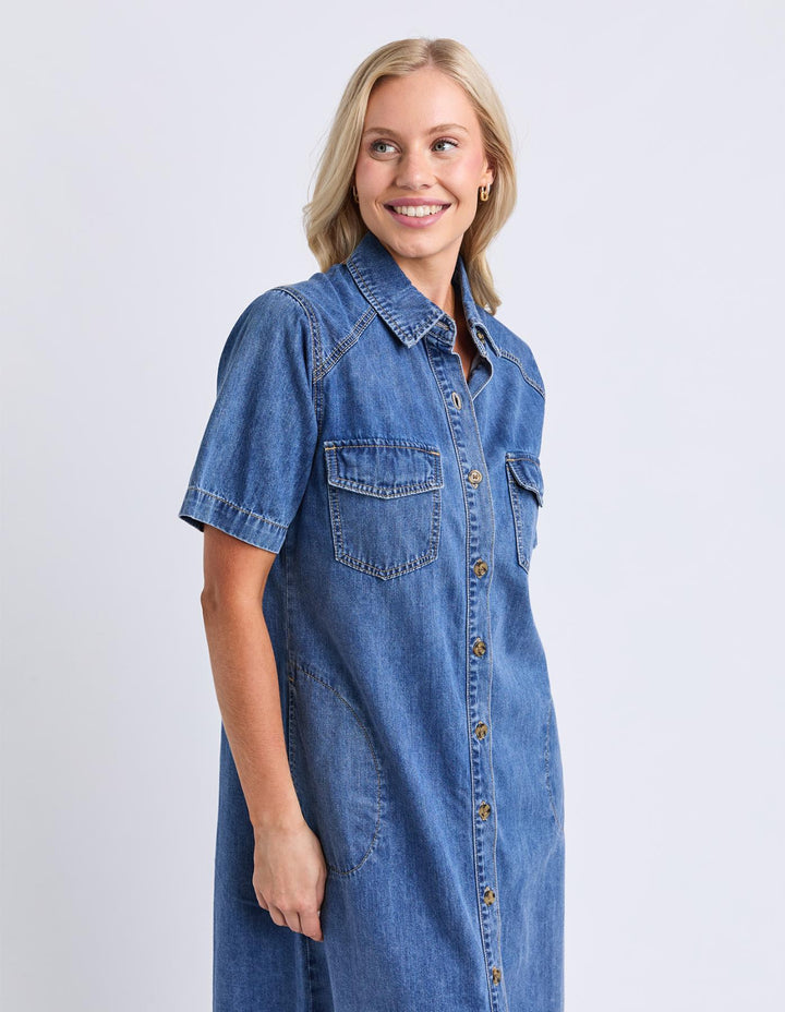 Elm - Ayla Midi Dress Blue