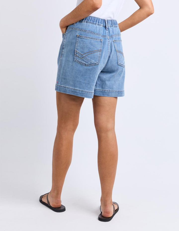 Elm - Birdie Denim Short Blue