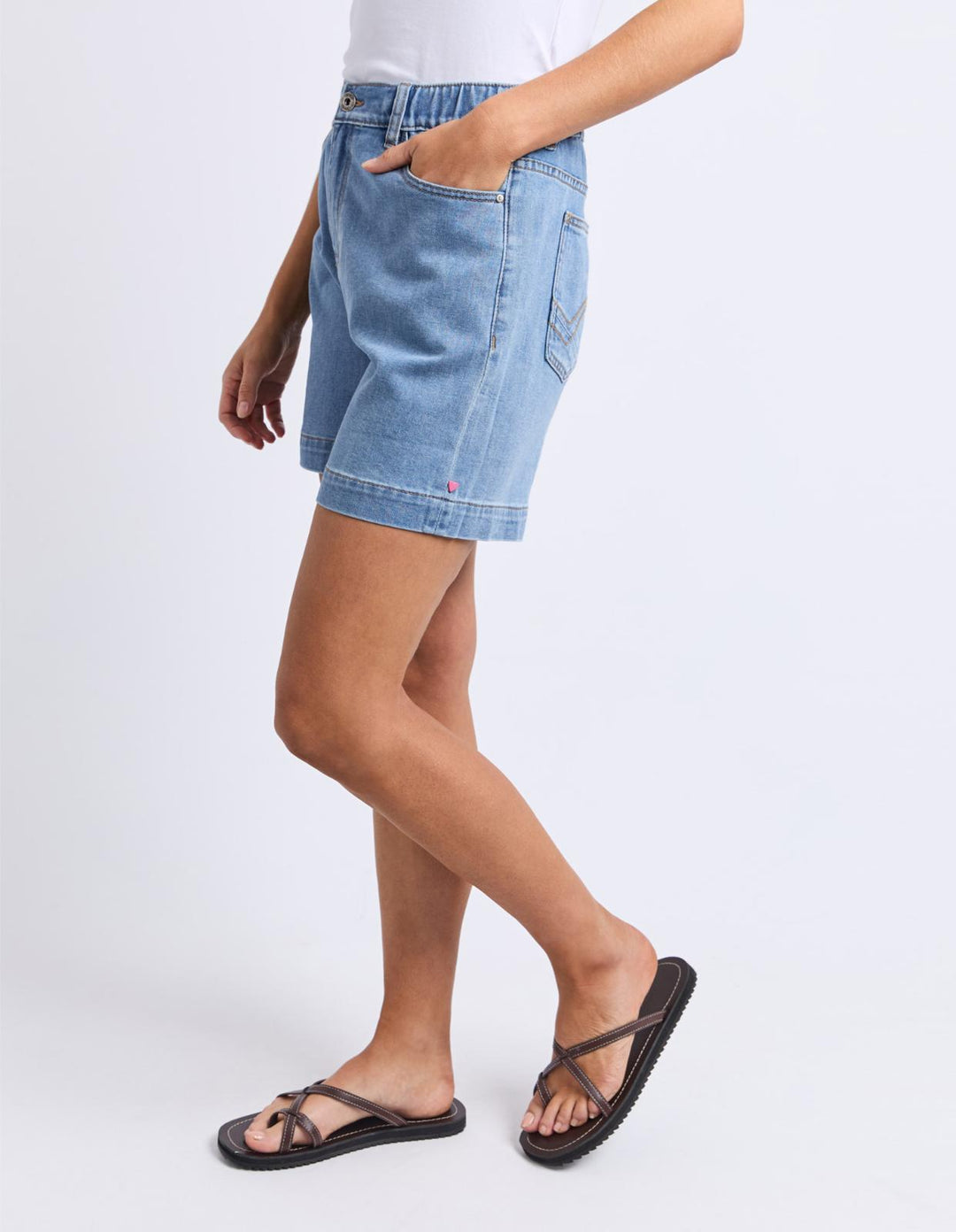 Elm - Birdie Denim Short Blue
