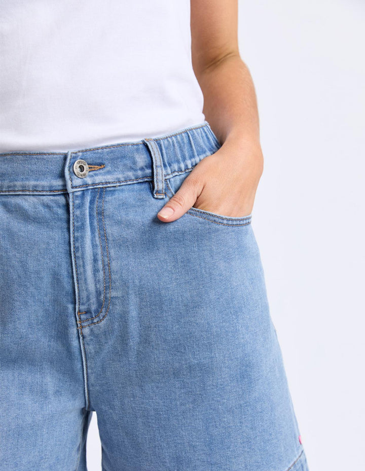 Elm - Birdie Denim Short Blue