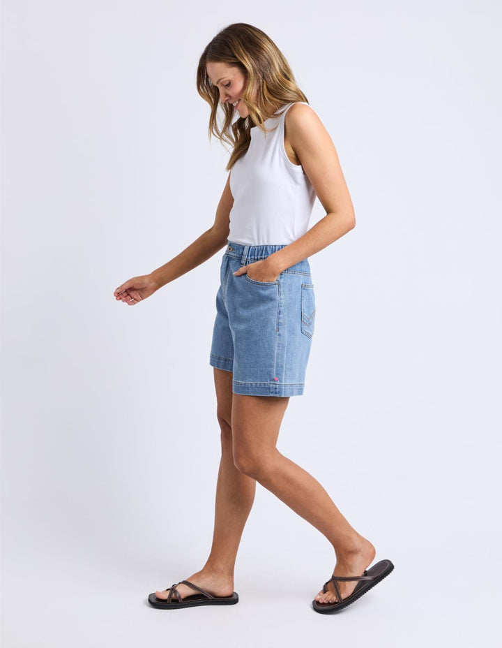 Elm - Birdie Denim Short Blue