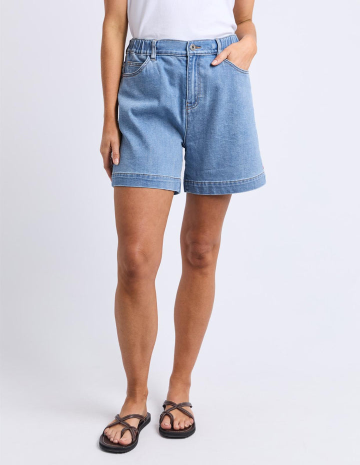 Elm - Birdie Denim Short Blue