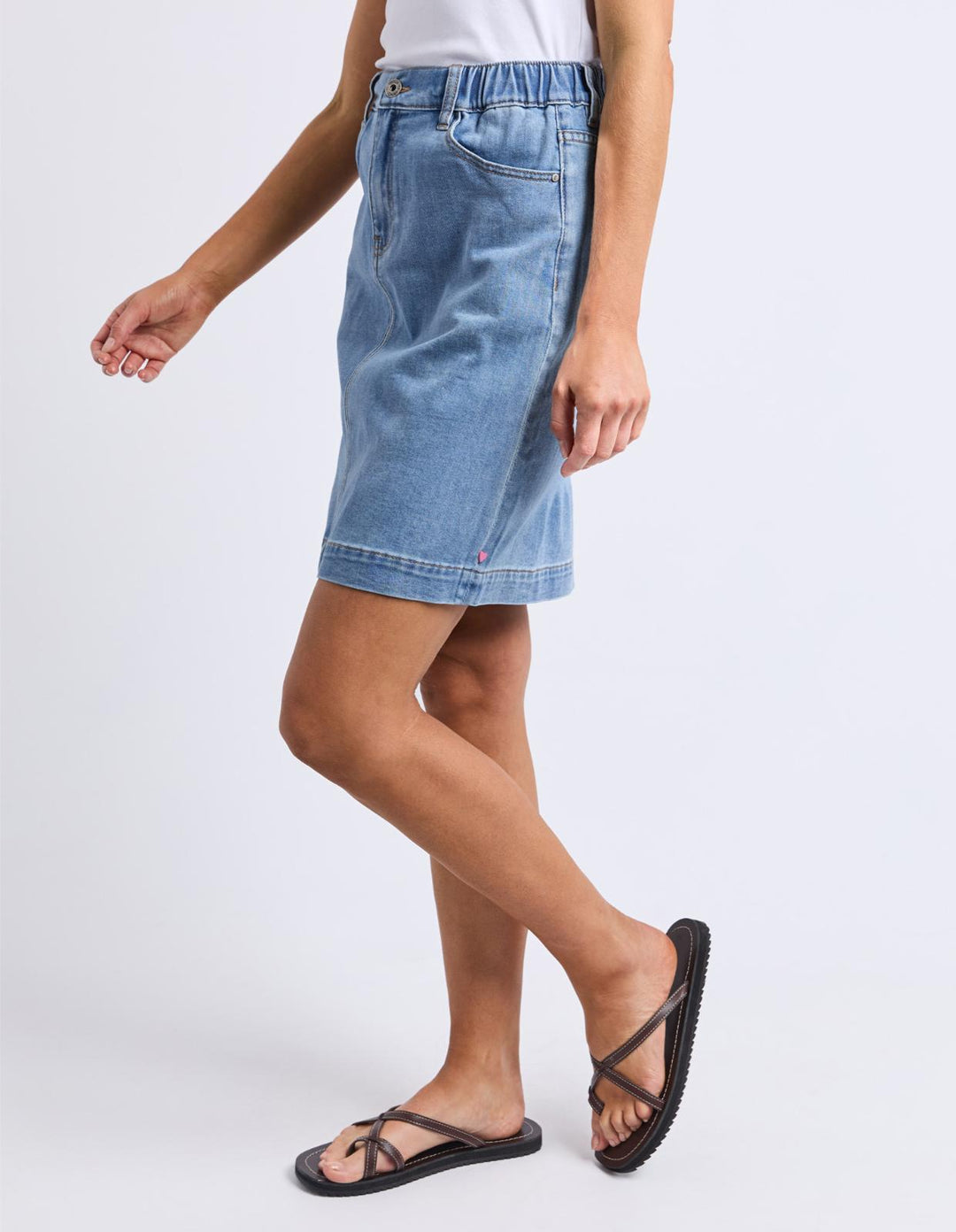 Elm - Birdie Denim Skirt Blue