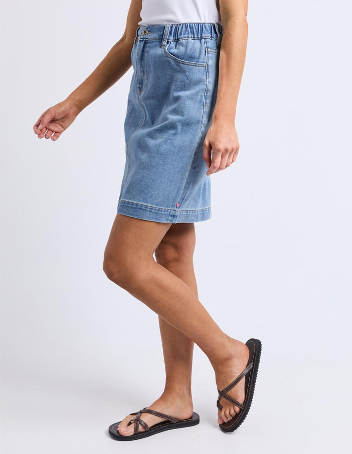 Elm - Birdie Denim Skirt Blue