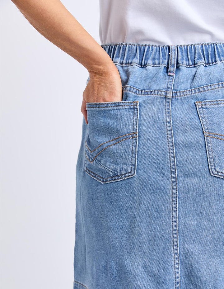 Elm - Birdie Denim Skirt Blue