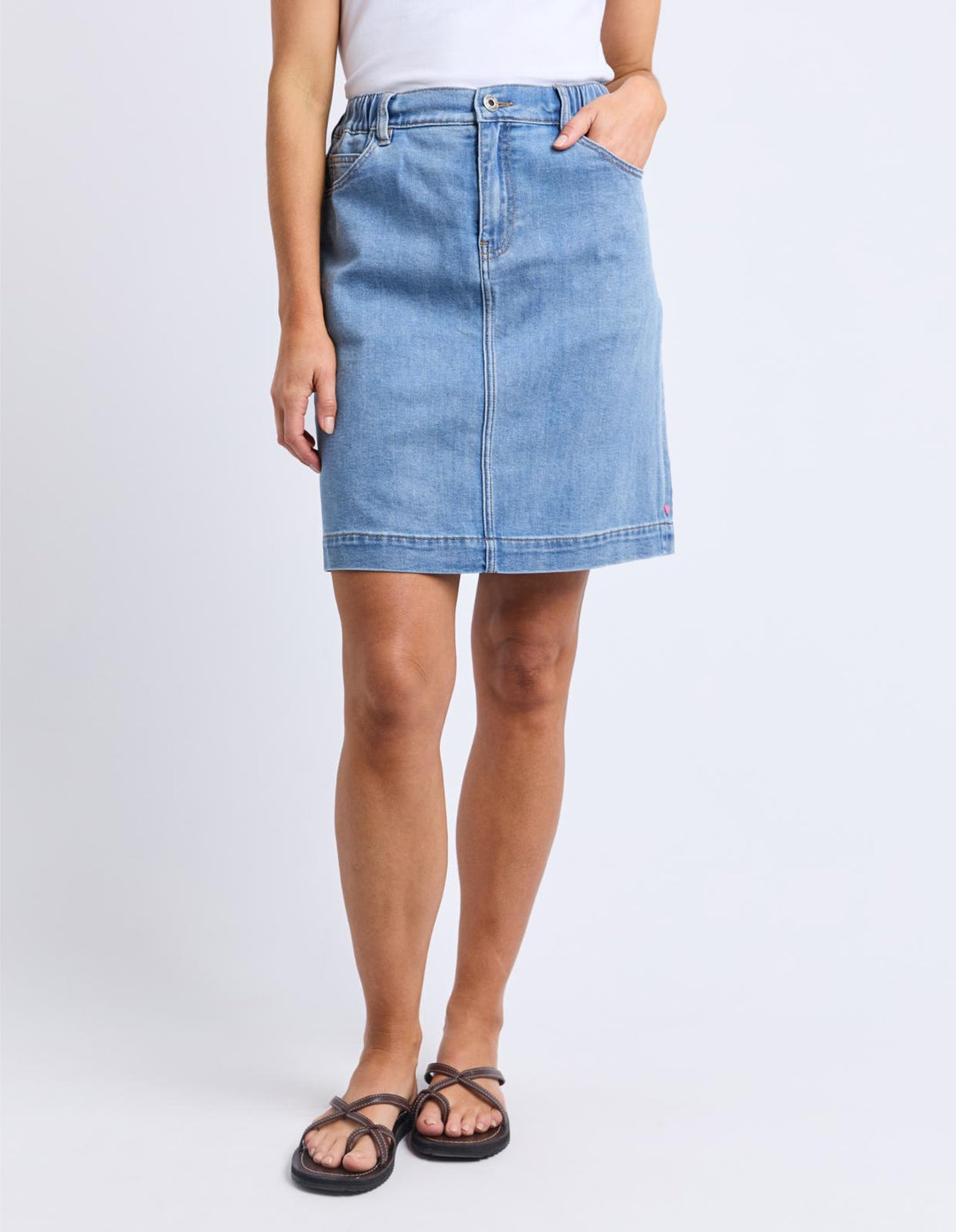 Elm - Birdie Denim Skirt Blue