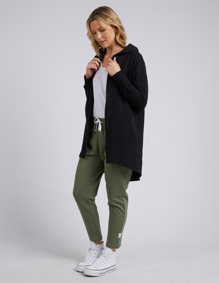 Elm - Mara Zip Hoodie Black
