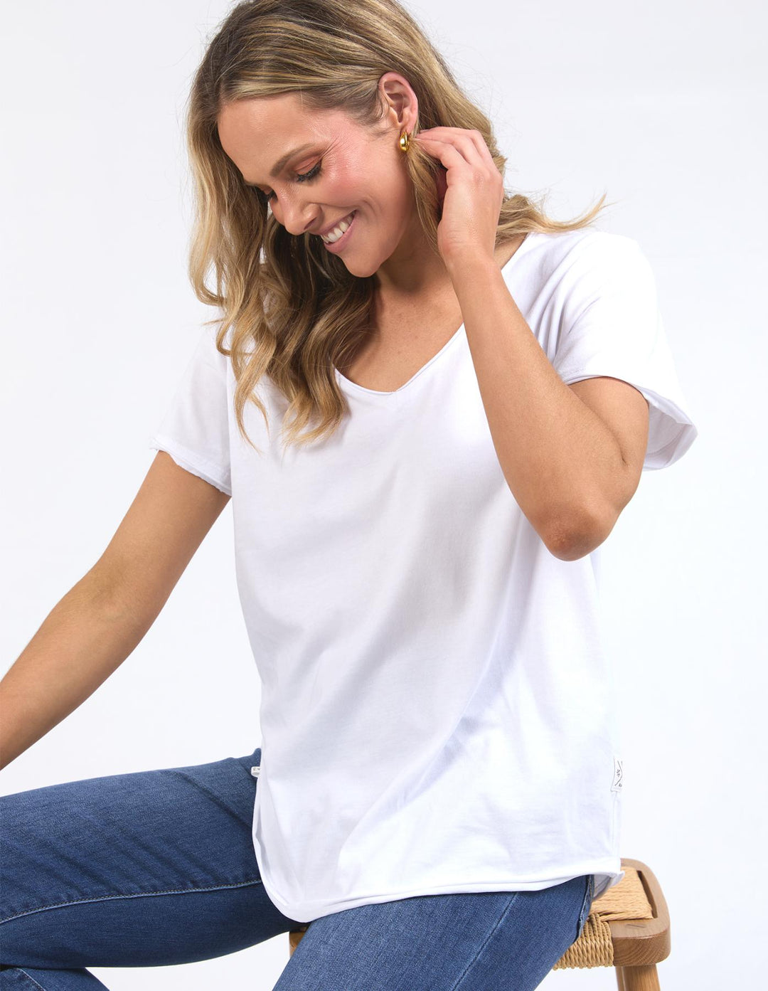 Elm - Pima Vee Tee White