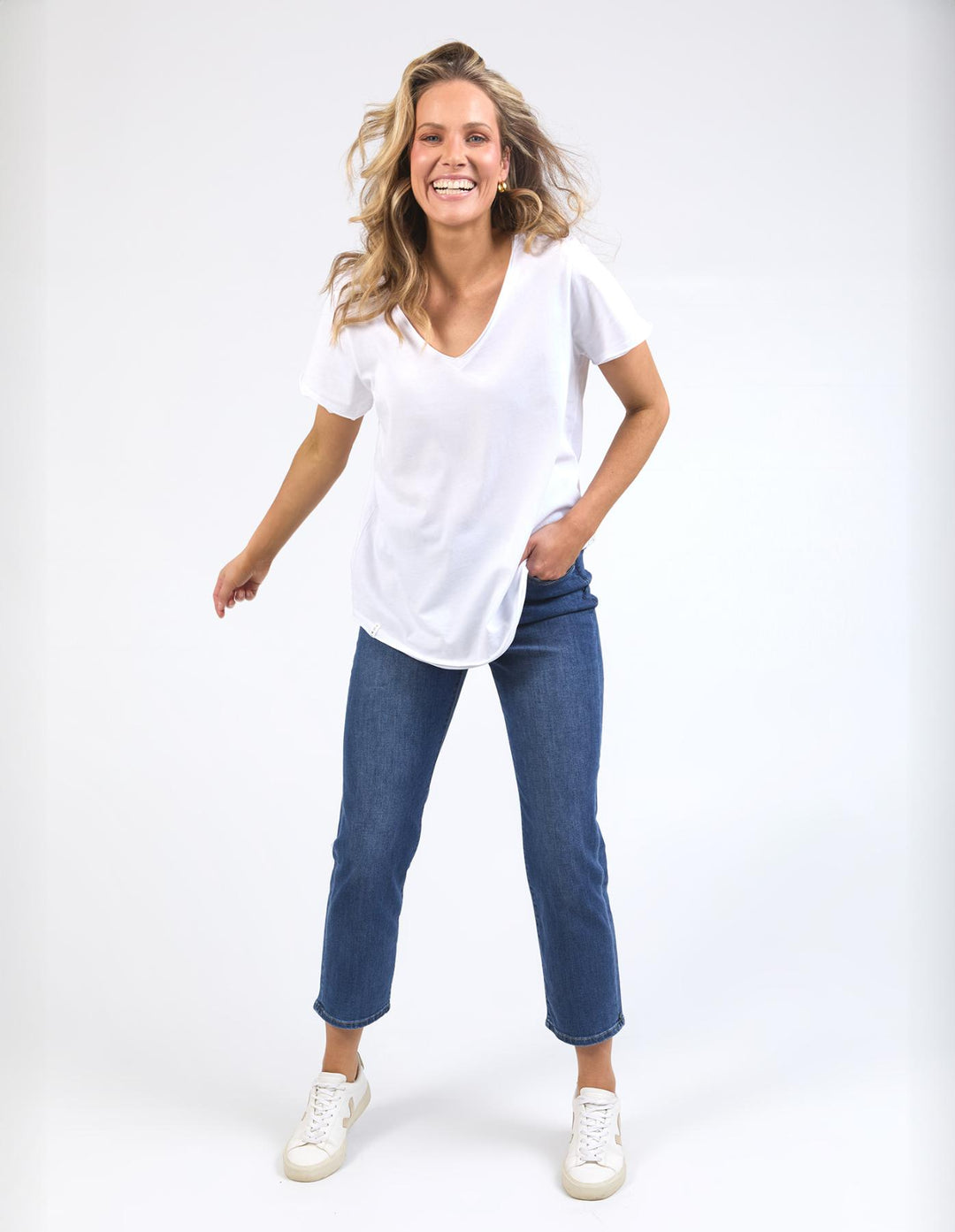 Elm - Pima Vee Tee White