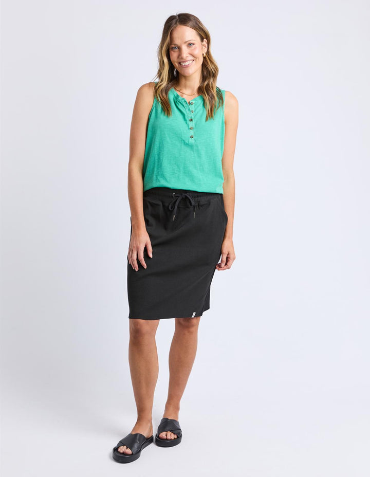Elm - Ruby Rib Skirt Black