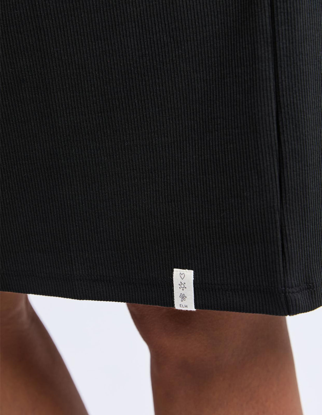 Elm - Ruby Rib Skirt Black