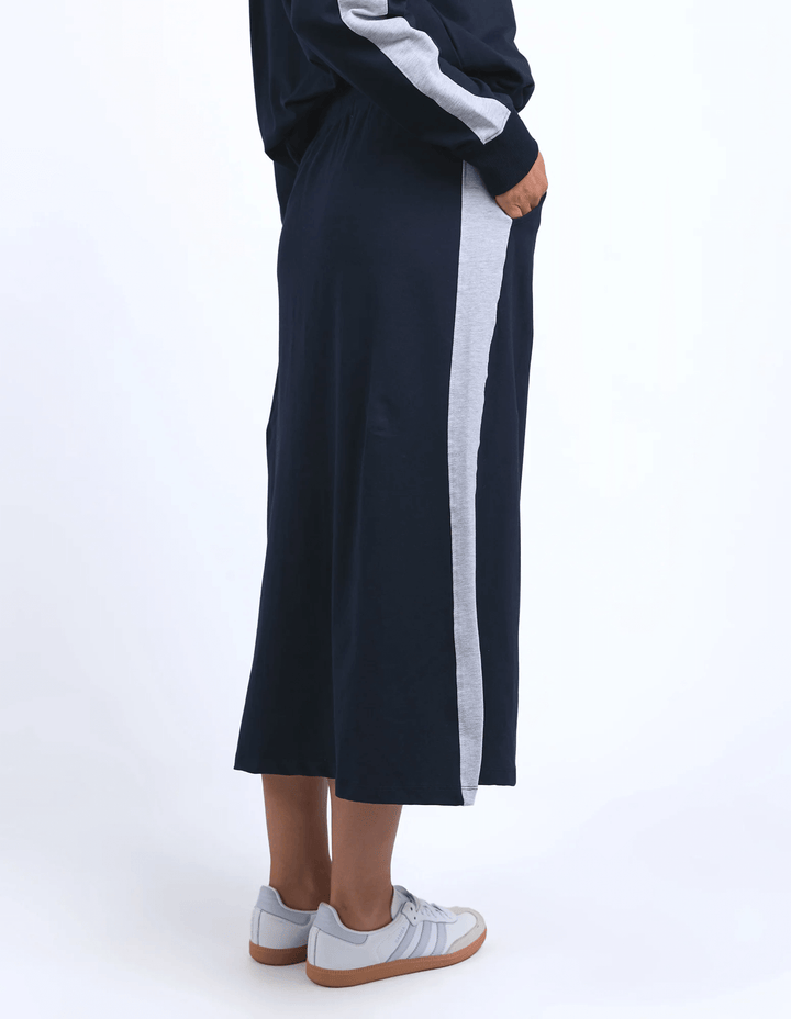 Elm - Sloane Fleece Skirt Navy