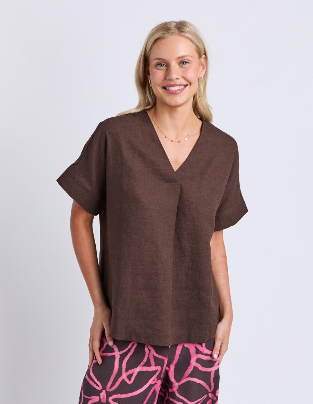 Elm - Wander Top Chocolate