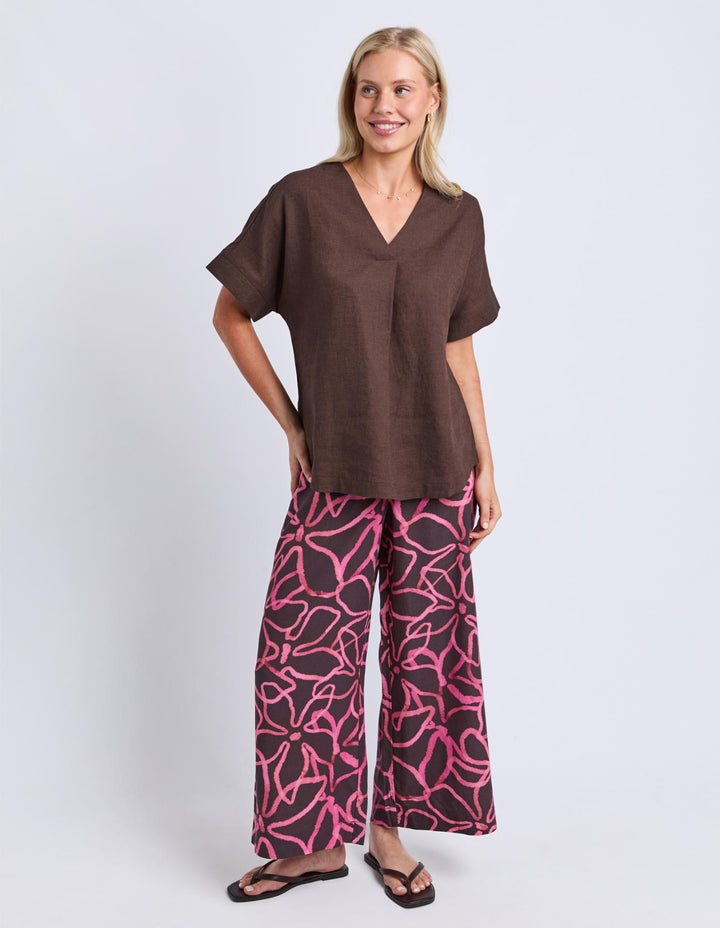 Elm - Wander Top Chocolate
