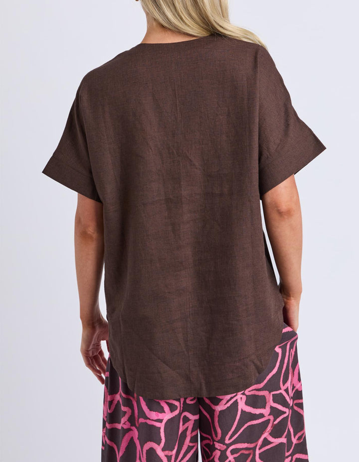 Elm - Wander Top Chocolate