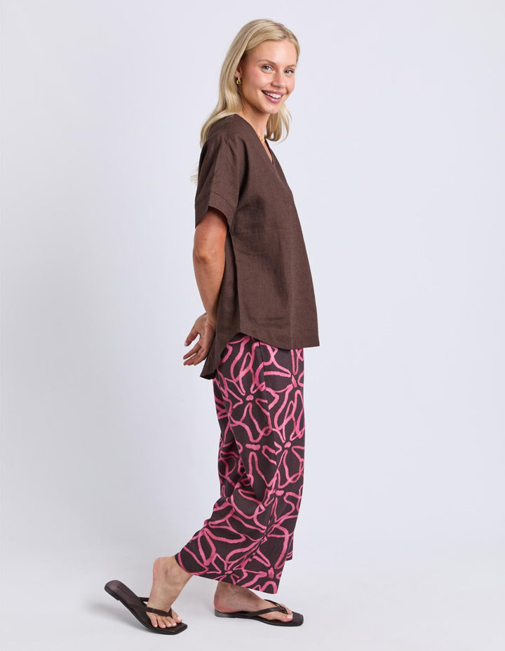 Elm - Wander Top Chocolate