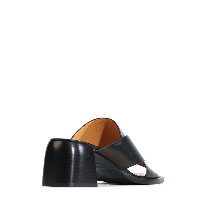 Eos - Iso Block Heel Mule Black