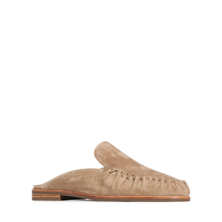 EOS - Mocc Suede Mule / Loafer Latte