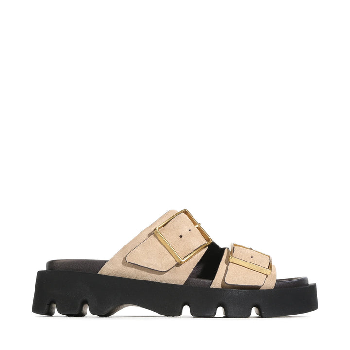 EOS - Monni Leather Slide Taupe