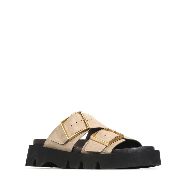 EOS - Monni Leather Slide Taupe