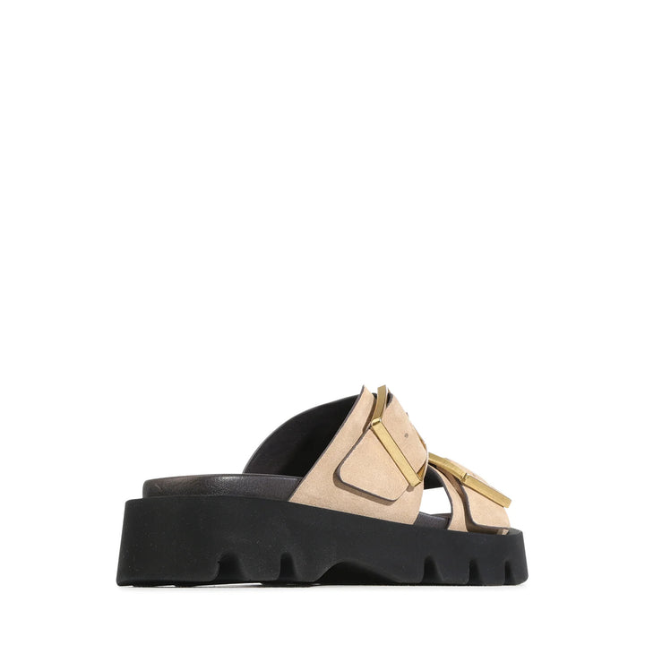 EOS - Monni Leather Slide Taupe