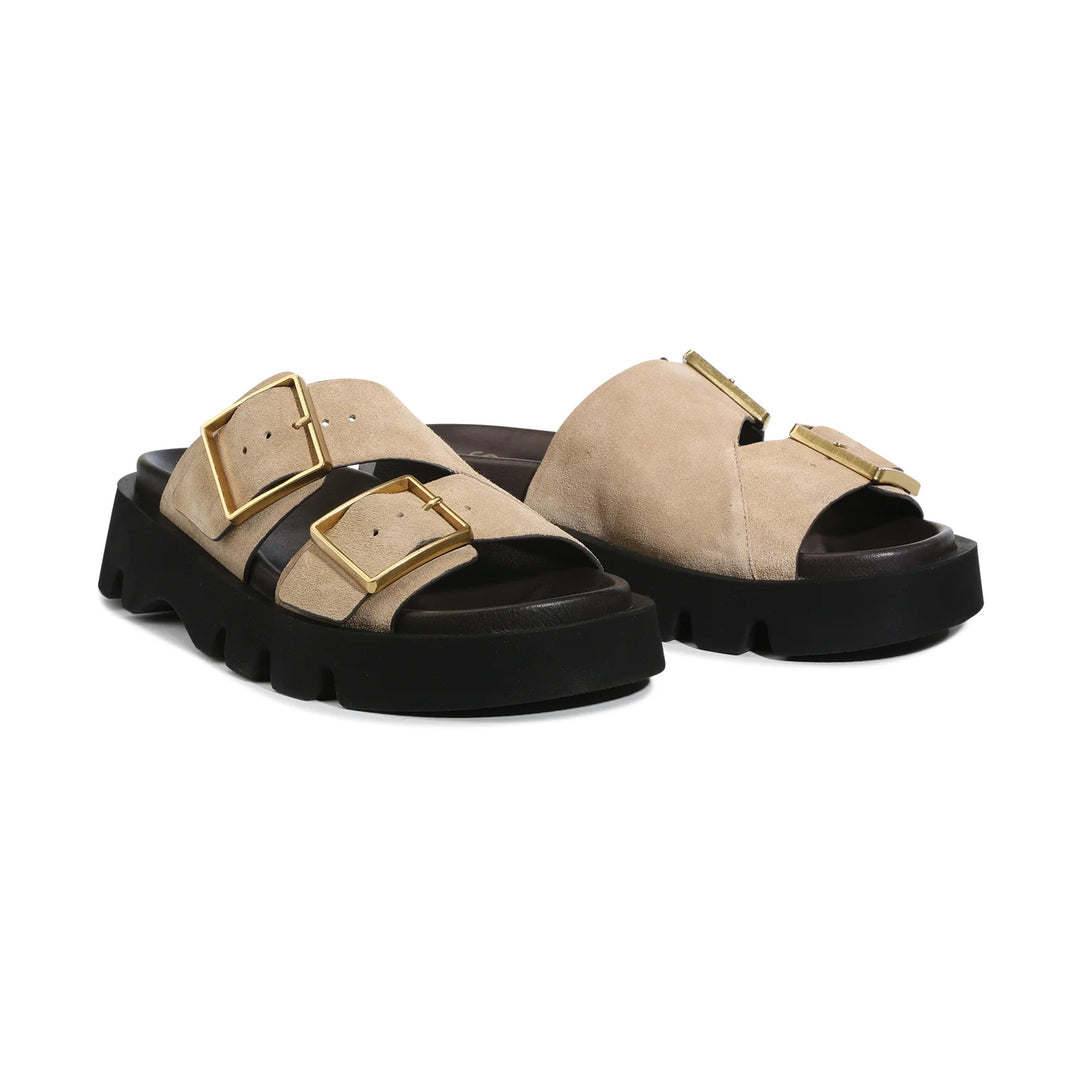 EOS - Monni Leather Slide Taupe