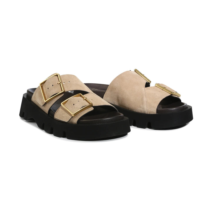EOS - Monni Leather Slide Taupe