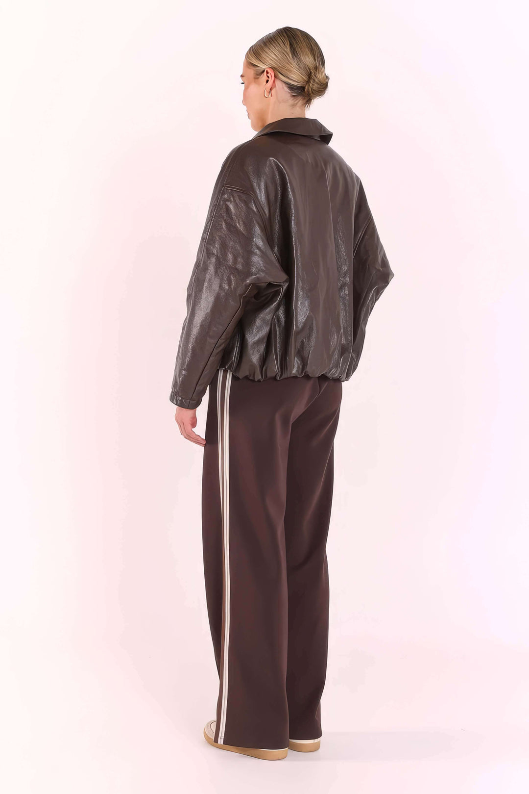 Feather &amp; Noise - Finley Bomber Jacket Chocolate