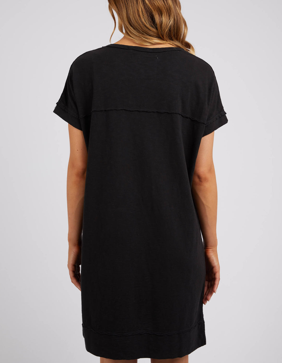 Foxwood - Allison Tee Dress Washed Black