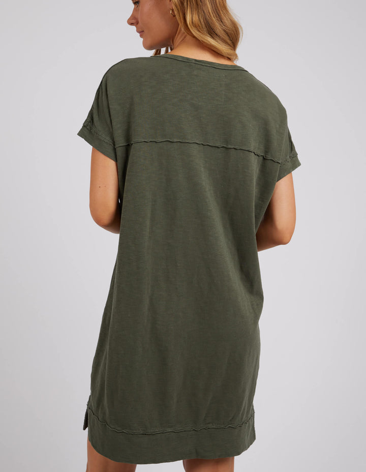 Foxwood - Allison Tee Dress Khaki