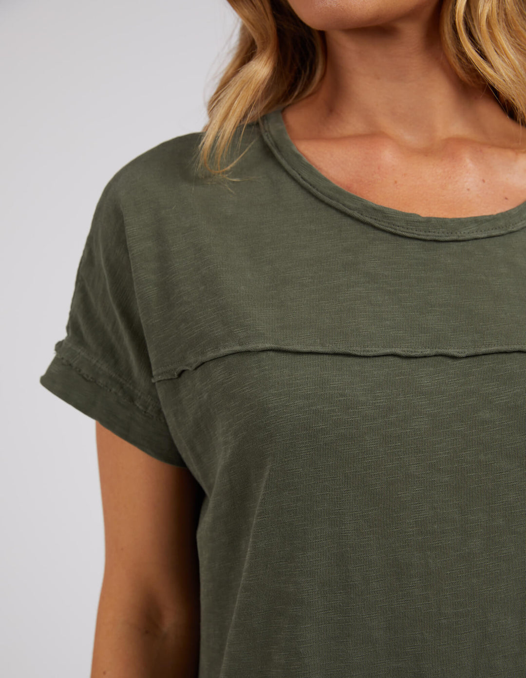 Foxwood - Allison Tee Dress Khaki