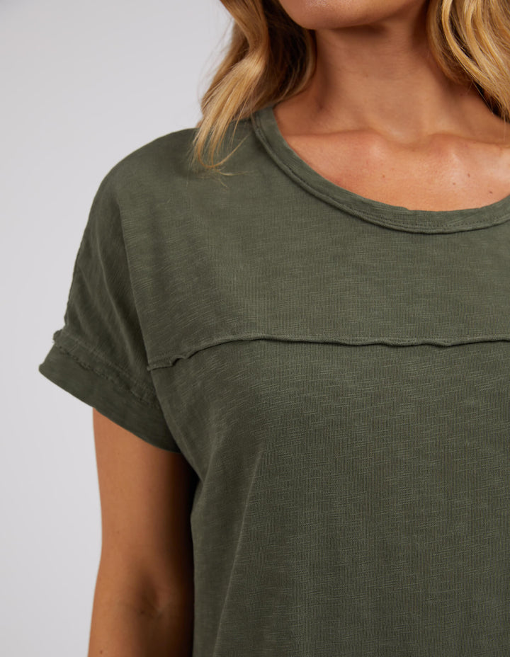 Foxwood - Allison Tee Dress Khaki