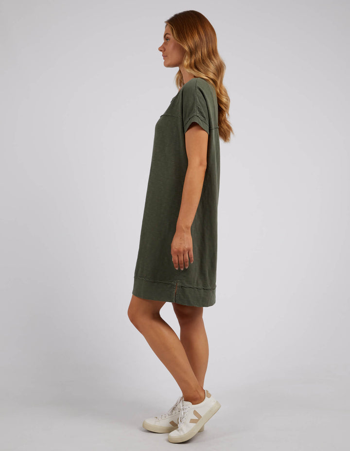 Foxwood - Allison Tee Dress Khaki