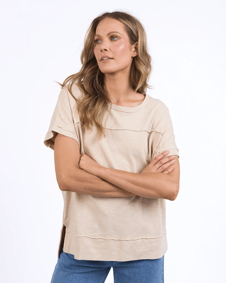 Foxwood - Allison Tee Oatmeal