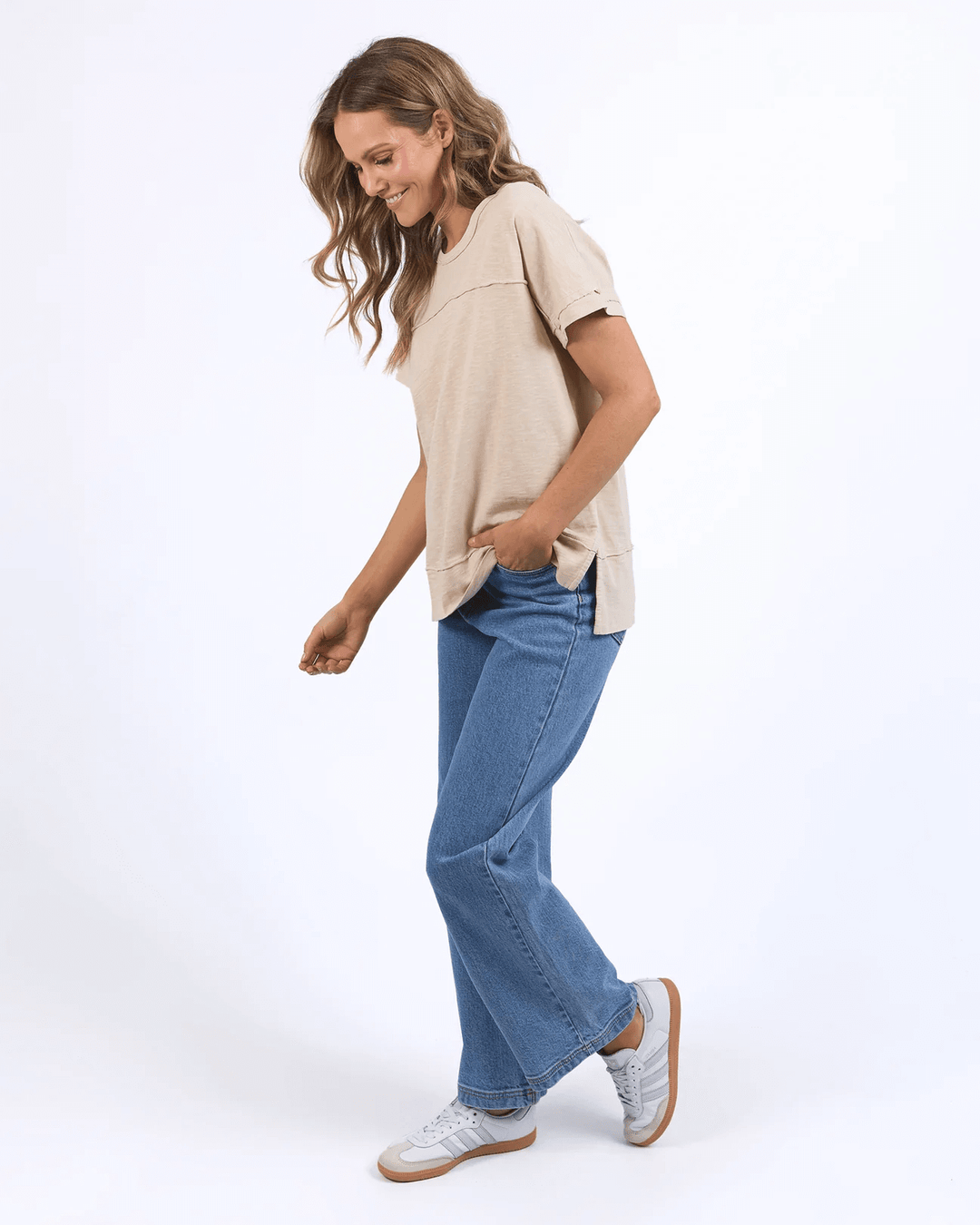 Foxwood - Allison Tee Oatmeal
