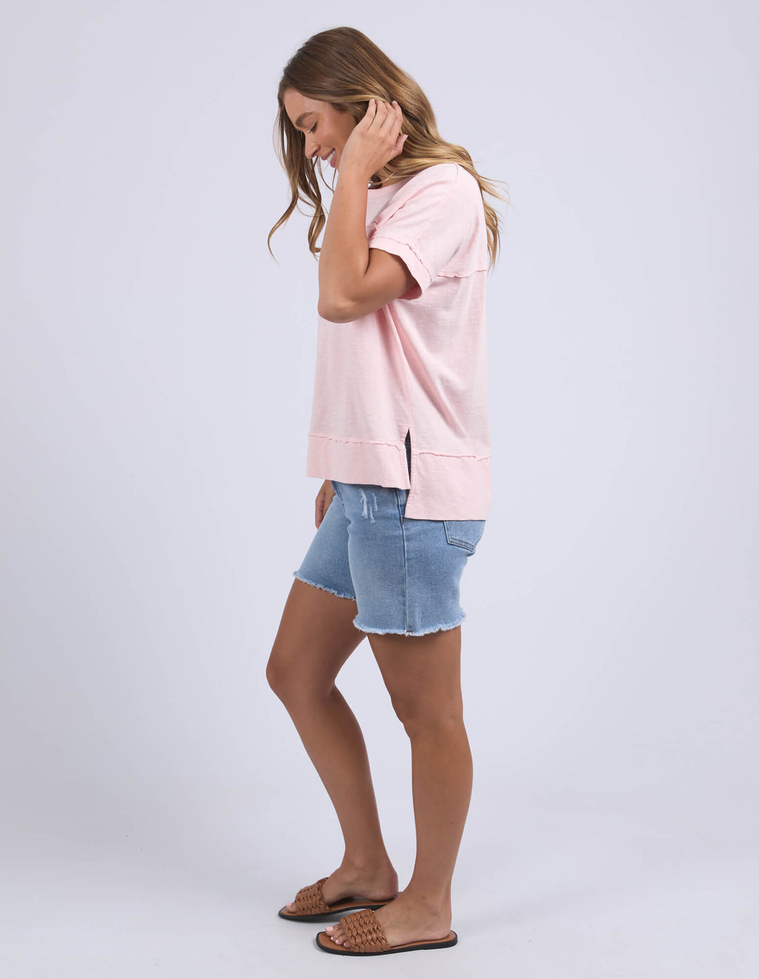 Foxwood - Allison Tee Pale Pink