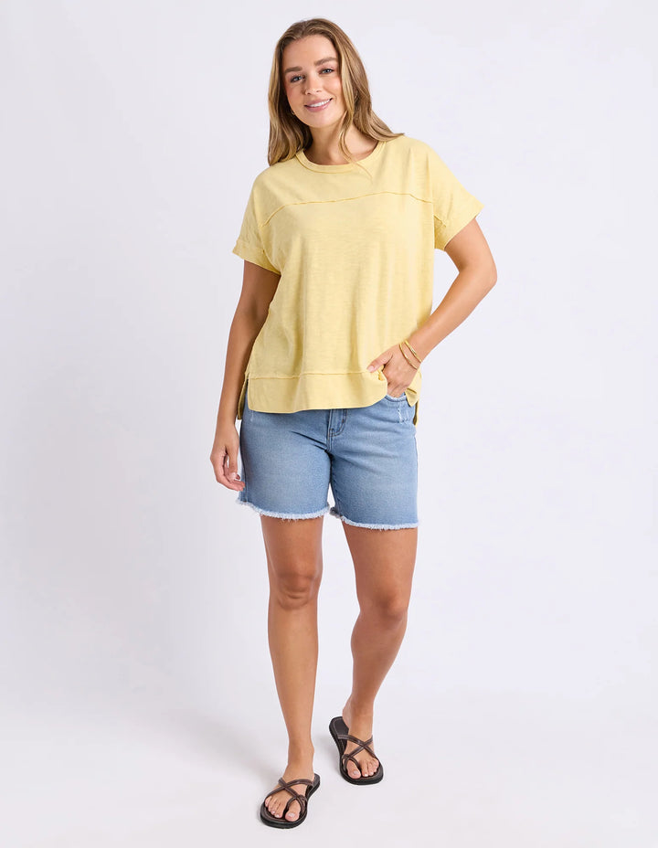 Foxwood - Allison Tee Yellow
