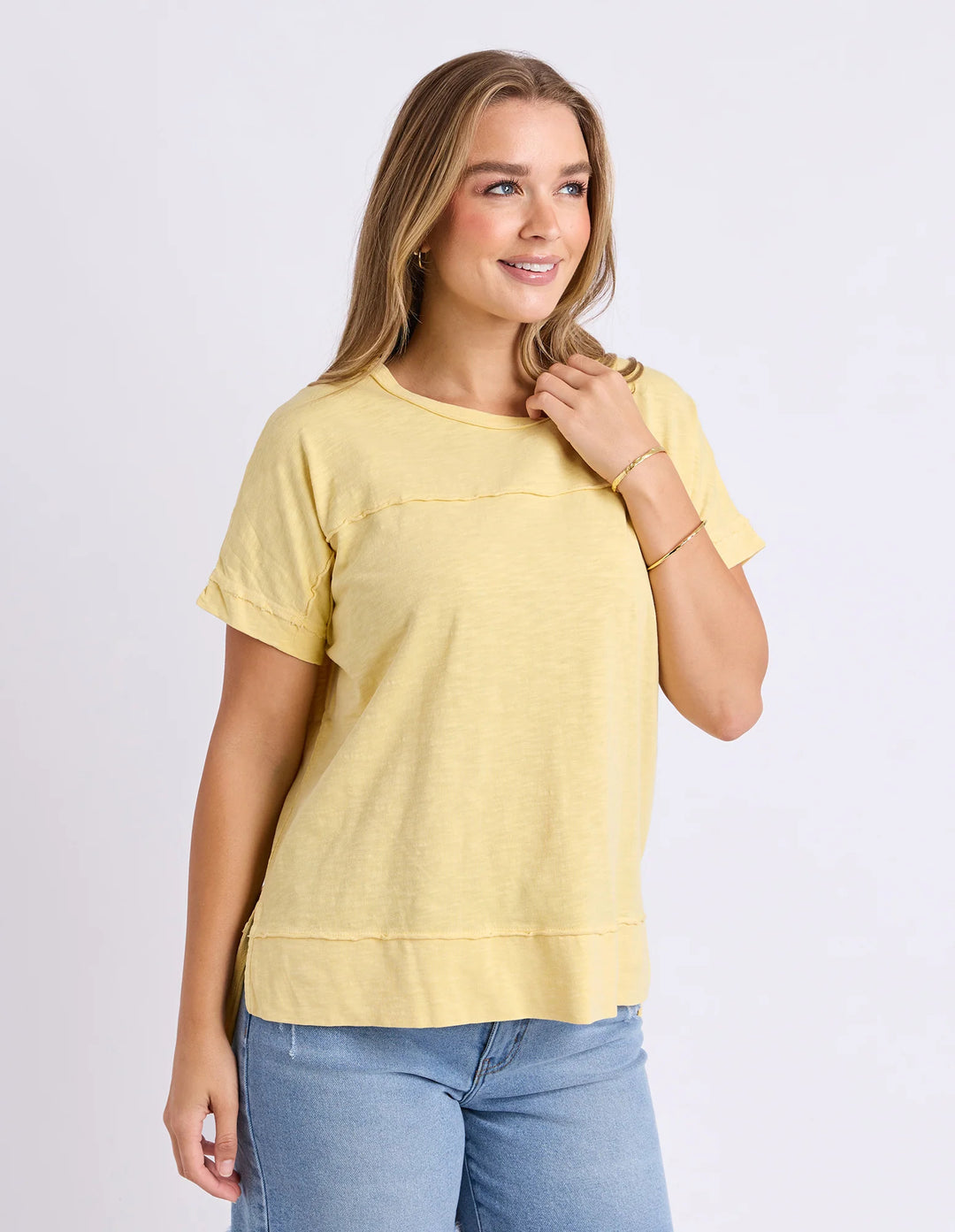 Foxwood - Allison Tee Yellow