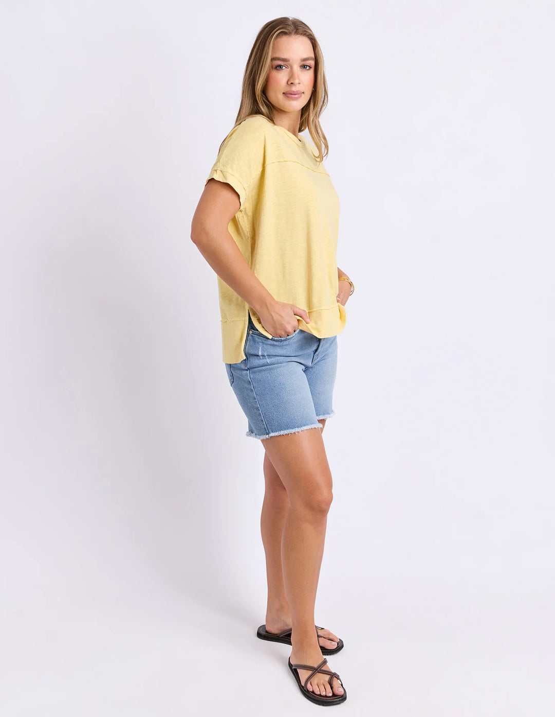 Foxwood - Allison Tee Yellow